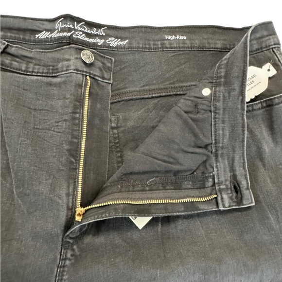 Gloria Vanderbilt Gray Wheaton All Around Slimming Effect High Rise Size 20W - Picture 15 of 17